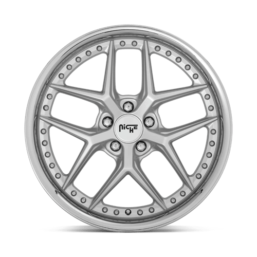 Niche M225 VICE Matte Silver 20x10.5 +35 5x120mm 72.6mm