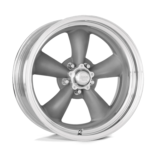 American Racing VN205 CLASSIC TORQ THRUST II Torq Thrust Gray W/ Polish Lip 18x8 +32 5x127mm 78.3mm