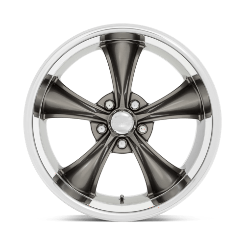 American Racing VN338 BOSS TT Graphite W/ Diamond Cut Lip 20x10 +35 5x114.3mm 72.6mm