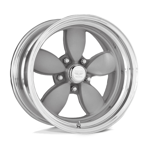American Racing VN402 CLASSIC 200S Two-pc Mag Gray Polish Barrel 15x7 -6 5x114.3mm 83.1mm