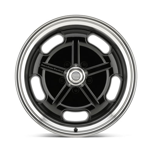 American Racing VN511 SALT FLAT Gloss Black W/ Diamond Cut Lip 17x8 0 5x120.65mm 72.6mm