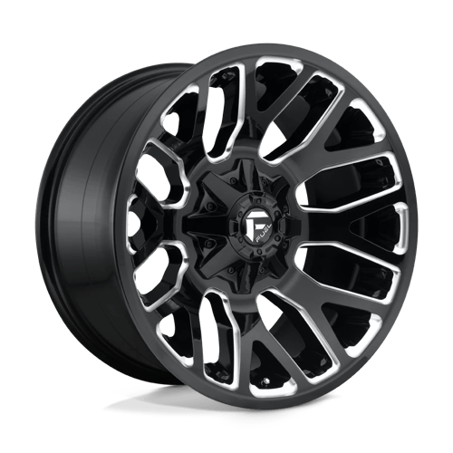 Fuel Offroad D623 WARRIOR Gloss Black Milled 20x9 +1 6x135|6x139.7mm 106.1mm