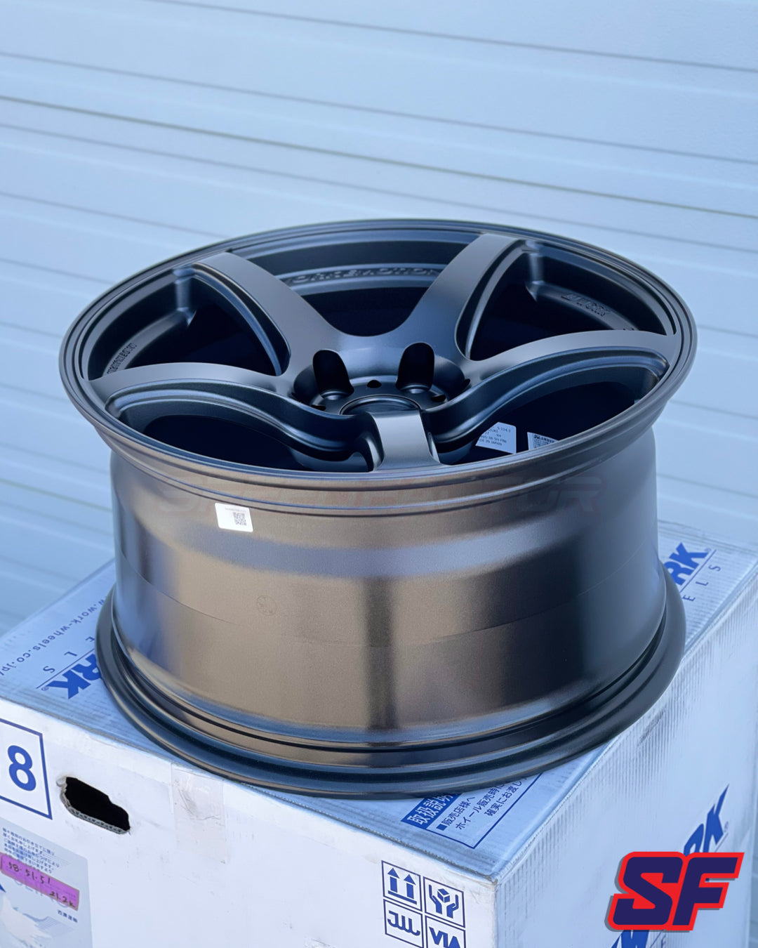 Work Emotion T5R Wheel 18×9.5 +38 5×114.3 Matte Graphite (MGK)