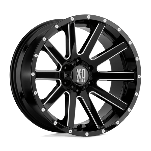 XD Series XD818 HEIST Gloss Black Milled 20x10 -24 5x127mm 78.1mm