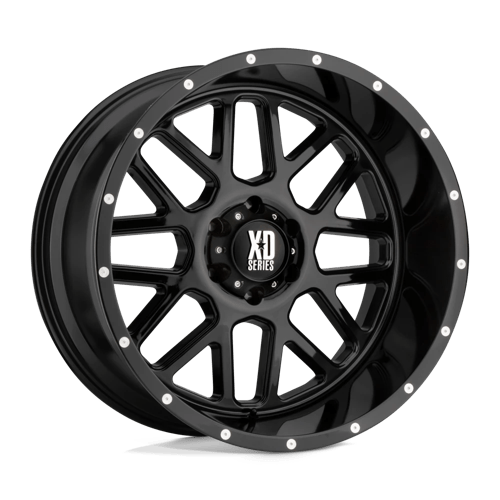 XD Series XD820 GRENADE Gloss Black 16x7 +42 5x160mm 65.1mm