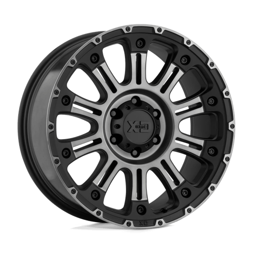 XD Series XD829 HOSS II Satin Black Mach W/ Gray Tint 17x9 +18 6x139.7mm 106.1mm