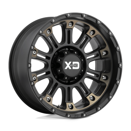 XD Series XD829 HOSS II Satin Black Mach W/ Dark Tint 20x10 -24 6x139.7mm 106.1mm