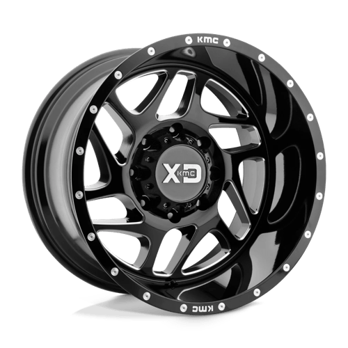 XD Series XD836 FURY Gloss Black Milled 20x9 0 6x135mm 87.1mm