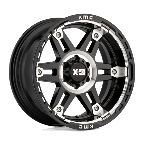 XD Series XD840 SPY II Gloss Black Machined 20x10 -18 5x127mm 71.5mm