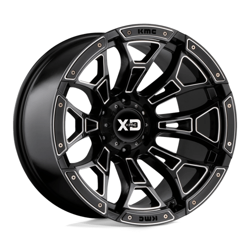 XD Series XD841 BONEYARD Gloss Black Milled 20x10 -36 8x165.1mm 125.1mm