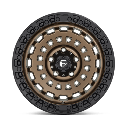 Fuel Offroad D634 ZEPHYR Matte Bronze Black Bead Ring 17x9 -12 5x127mm 71.5mm