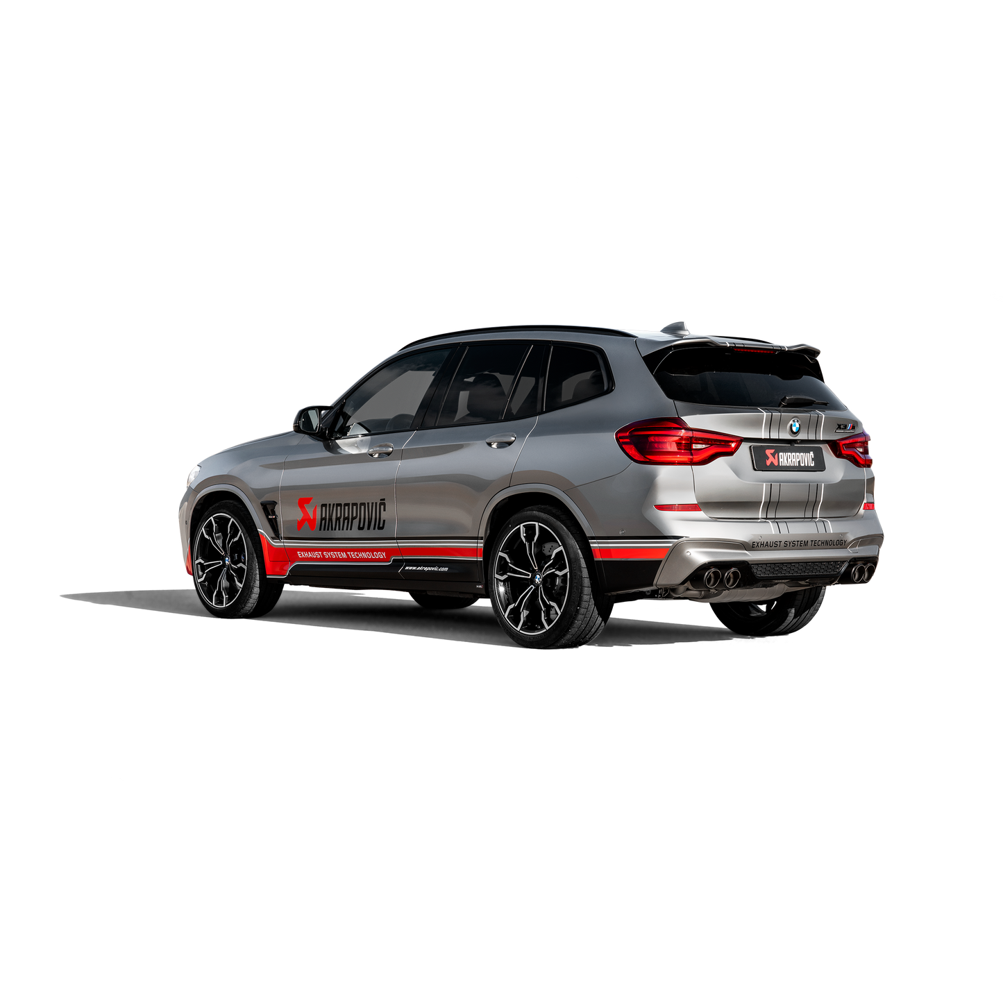 Akrapovič Slip-On Line Exhaust (Titanium) w/Carbon Tips - 2020-2024 BMW X3M/X4M (F97)