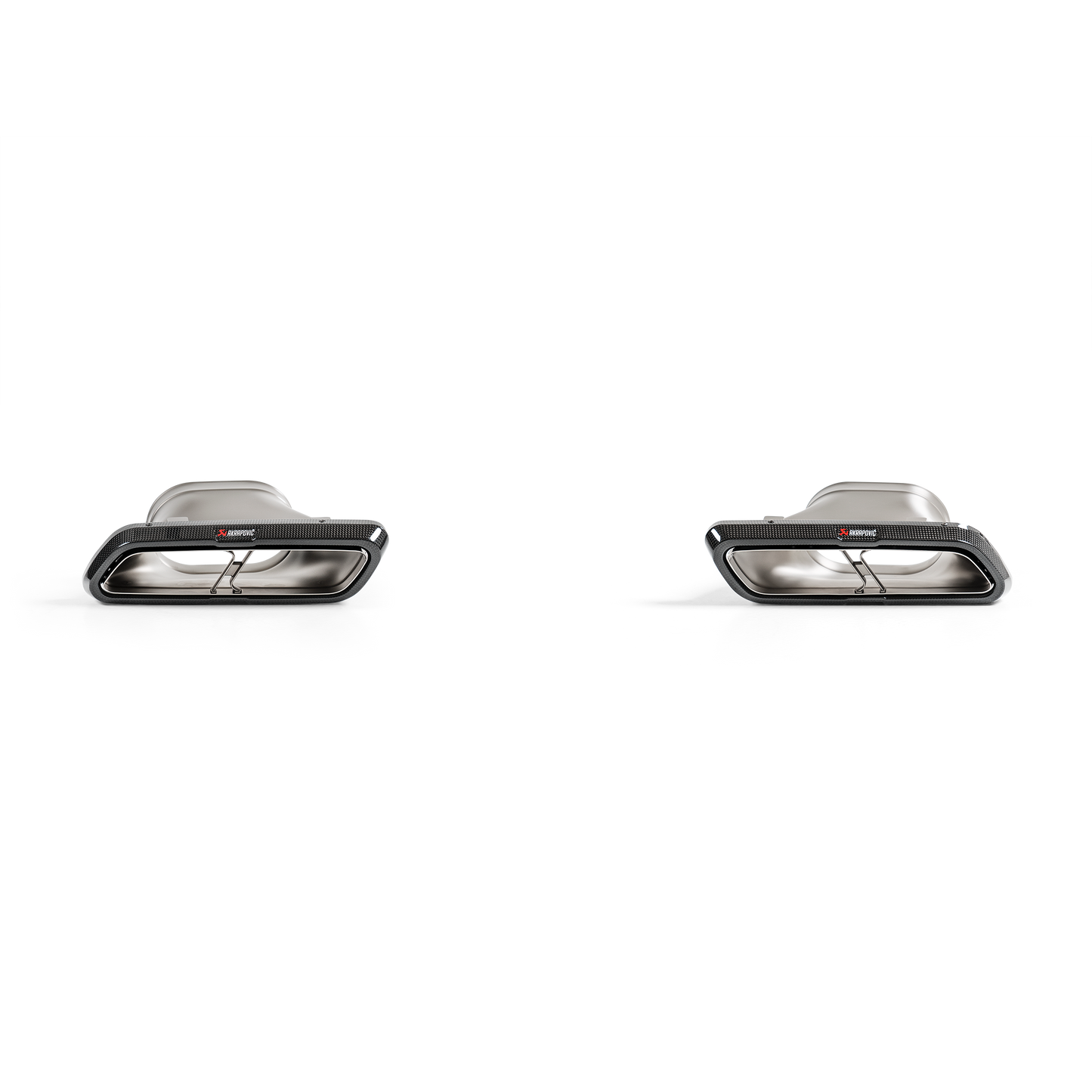 Akrapovič Evolution Line Tail Pipe Set (High Gloss Carbon) - 2018+ Mercedes-Benz E63S AMG