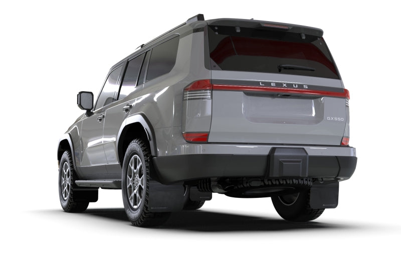 Rally Armor 24-26 Lexus GX 550 Luxury Black UR Mud Flap - Silver Logo