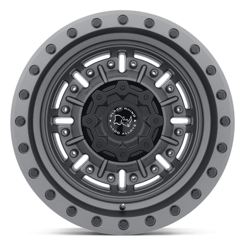 Black Rhino ABRAMS Textured Matte Gunmetal 20x9.5 +2 6x139.7mm 112.1mm