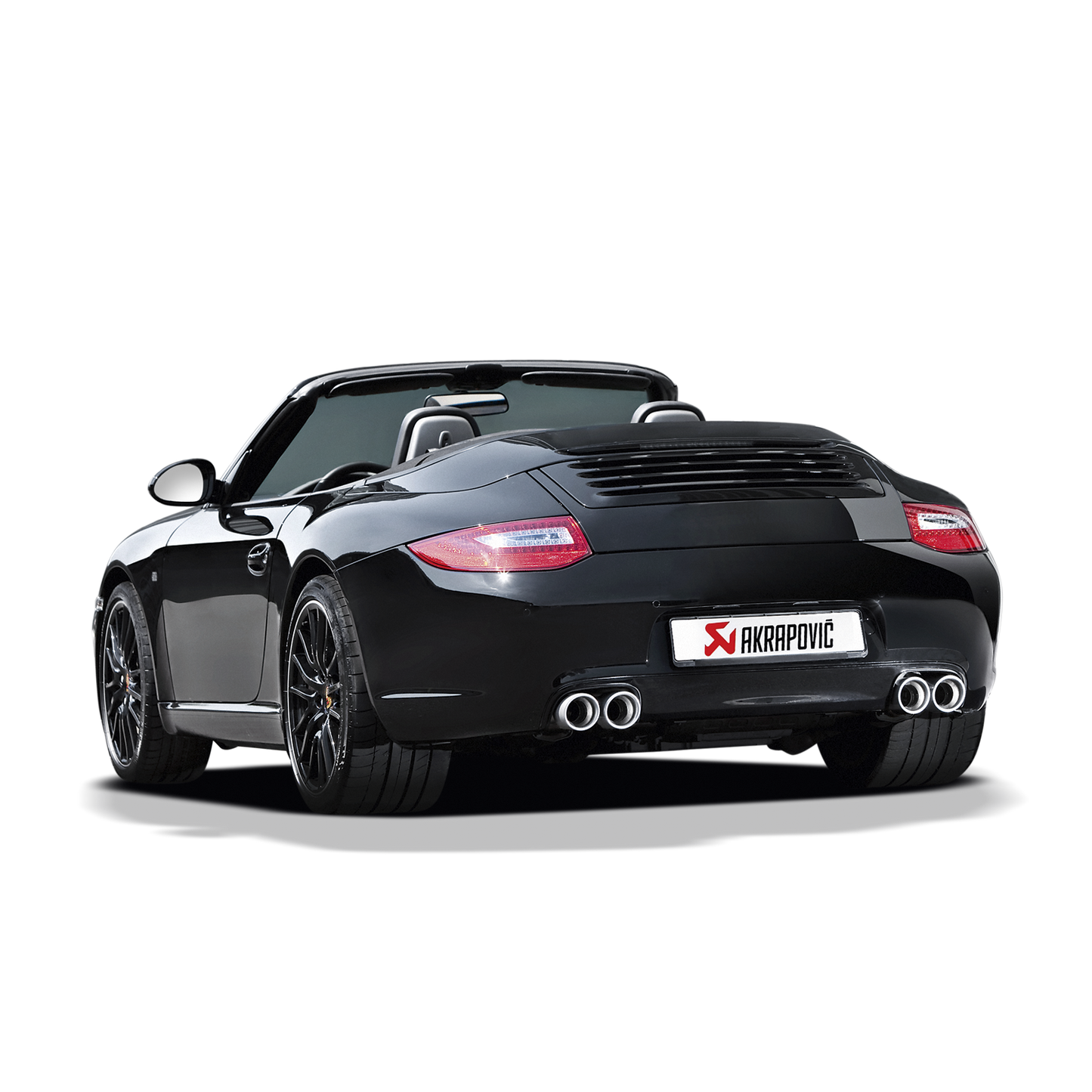 Akrapovič Slip-On Line Exhaust (Titanium) w/o Tips - 2008-2012 Porsche 911 Carrera/S/4/4S/GTS (997 DFI)