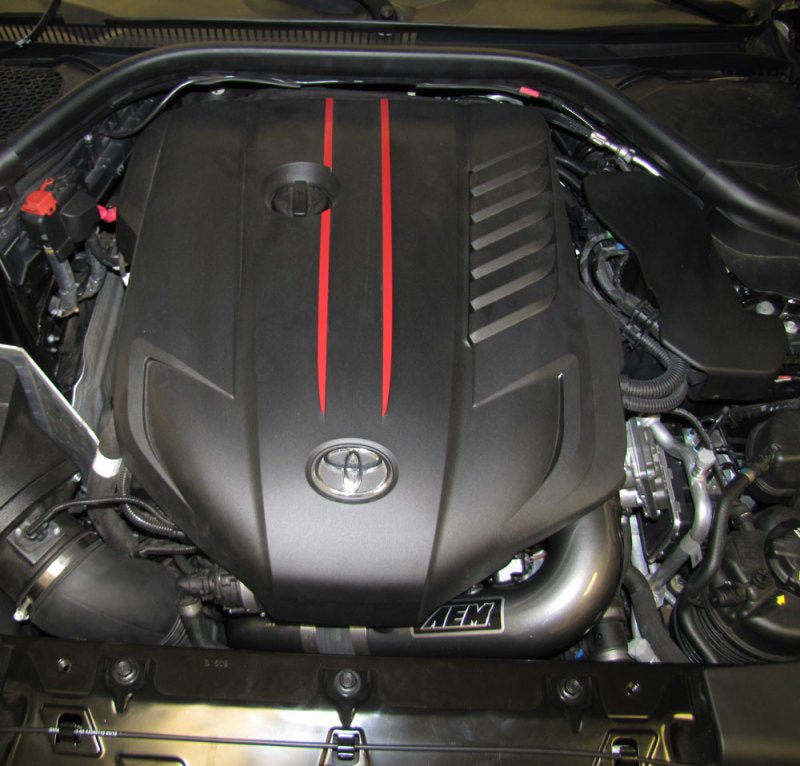 AEM 20 - 21 Toyota Supra L6 - 3.0L F/I Turbo Intercooler Charge Pipe Kit Intercooler Pipe Kits