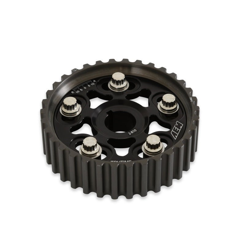 AEM 90-91 Acura Interga RS LS GS & GSR/ 99-00 Honda Civic Si Black Tru-Time Cam Gear-Cam Gears-AEM