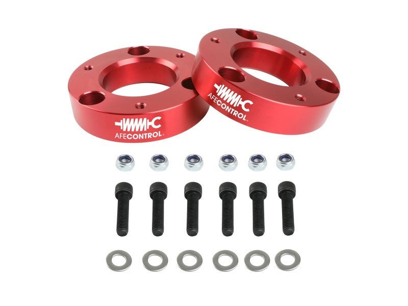 aFe CONTROL 2.0 IN Leveling Kit 07 - 21 GM 1500 - Red - Leveling Kits - aFe