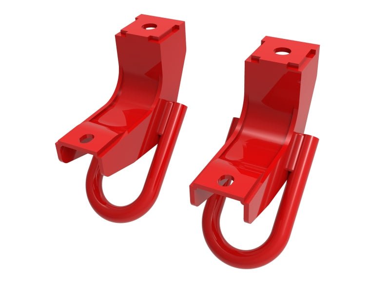 aFe Front Tow Hook Red 2022 Toyota Tundra 3.5L V6 - Other Body Components - aFe