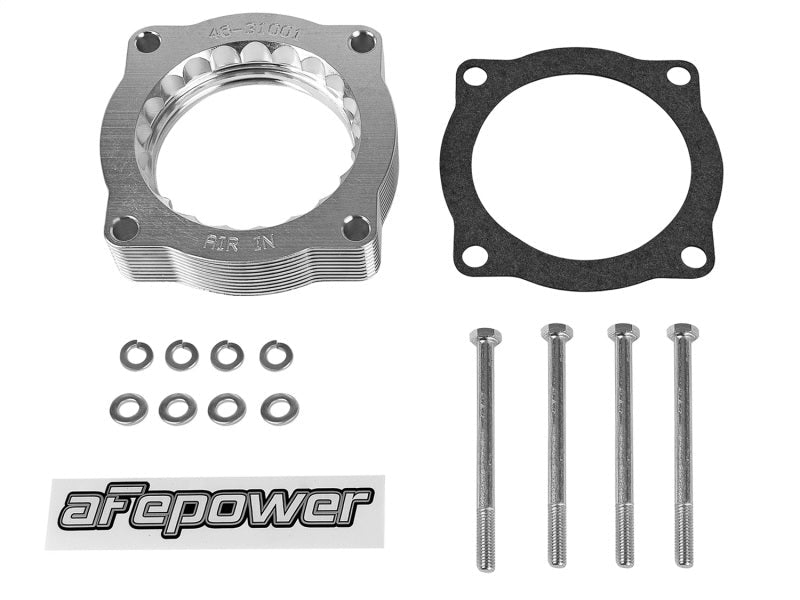 aFe Silver Bullet Throttle Body Spacer N62 Only BMW (E53) 04 - 09 5series (E60) 04 - 09 6series (E63/64) - Throttle Body Spacers - aFe