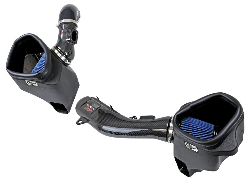 aFe Track Series Stg 2 Carbon Fiber Intake w/Pro 5R Media 15 - 20 BMW M3/M4(F80/82/83) L6 - 3.0L(tt) S55 Cold Air Intakes