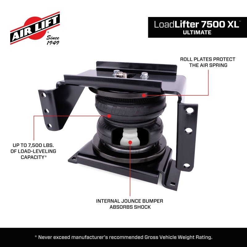 Air Lift LoadLifter 7500 XL Ultimate Air Spring Kit 16 - 25 Chevy/GMC Silverado/Sierra 3500HD Air Suspension Kits