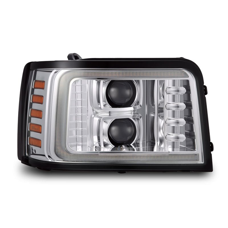 AlphaRex Projector Headlights, Chrome w/ Activation Light, Sequential Signal-Headlights-AlphaRex