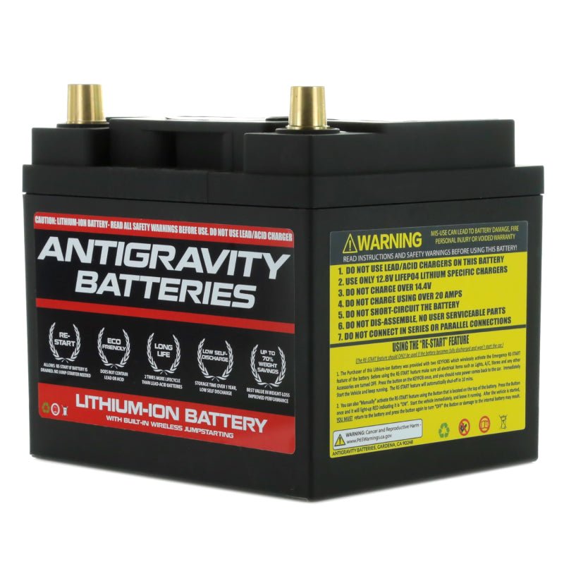 Antigravity Group 26 Lithium Car Battery w/Re-Start-Batteries-Antigravity Batteries