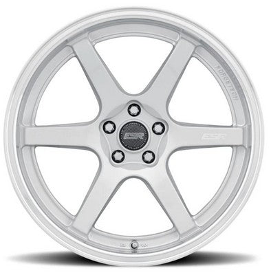 ESR Wheels AP6 Hyper Silver Machined Lip 18x9.5 +35 5x114.3mm 72.6mm