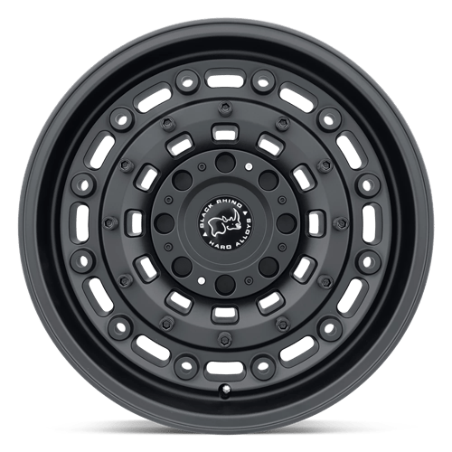 Black Rhino ARSENAL Textured Matte Black 17x9.5 +12 Custom 72.6mm