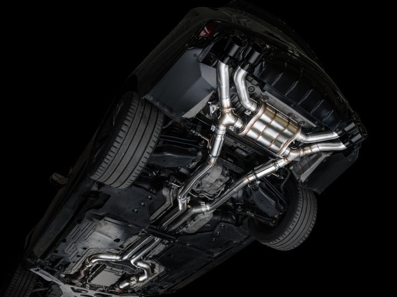 AWE Tuning 2021+ Cadillac CT4 - V Blackwing SwitchPath Exhaust - Diamond Black Tips Catback