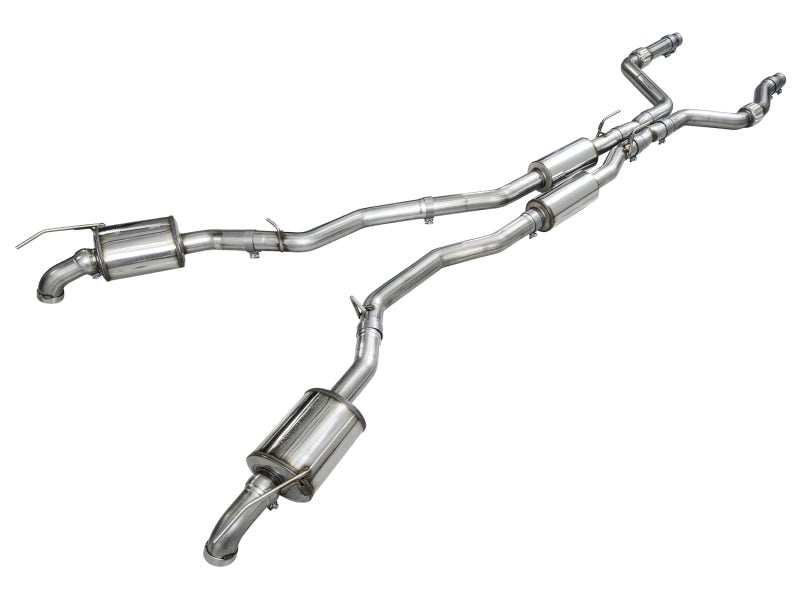 AWE Tuning 2021+ Ford Explorer Tremor 3.0TT 0FG Dual Rear Exit Exhaust w/ Bash Guard-Catback-AWE Tuning