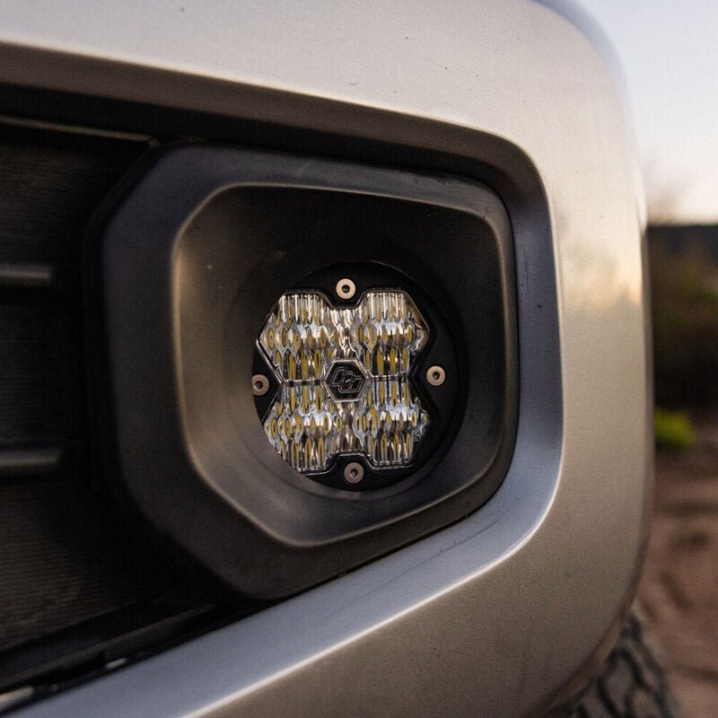 Baja Designs 12 - 23 Tacoma / 14 - 21 Tundra / 10 - 24 4Runner Squadron Sport 2.0 Fog Pkt Kit (WC) - Clear - Fog Lights - Baja Designs