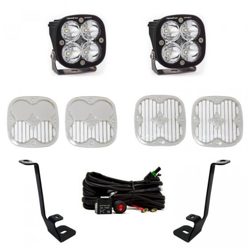 Baja Designs 2021+ Ford F150 A Pillar Kit Squadron Sport Spot - Light Bars & Cubes - Baja Designs
