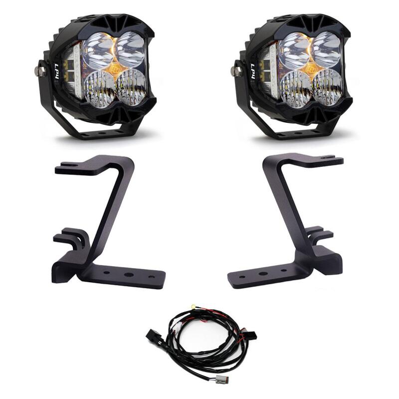 Baja Designs 2023+ Ford F - 250/350 Super Duty LP4 A - Pillar Light Kit - Light Bars & Cubes - Baja Designs