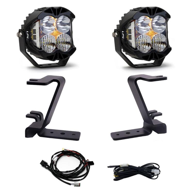 Baja Designs 23 - 24 Ford F250/F350 Super Duty LP4 A - Pillar Light Kit - Light Bars & Cubes - Baja Designs