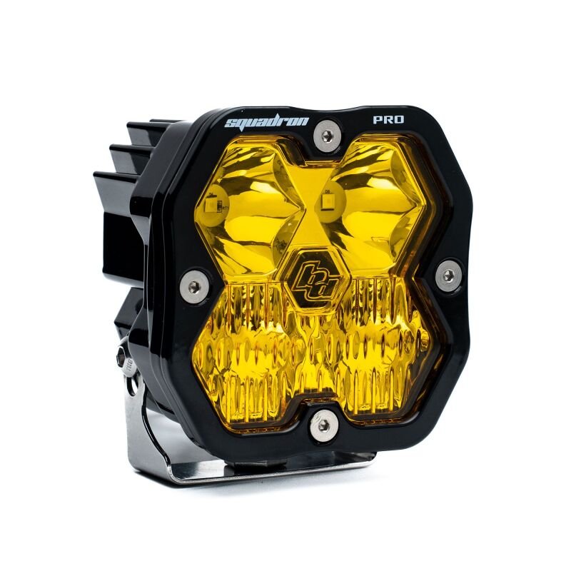 Baja Designs Squadron 2.0 Pro LED Driving/Combo (Single Light) - Baja Amber - Light Bars & Cubes - Baja Designs