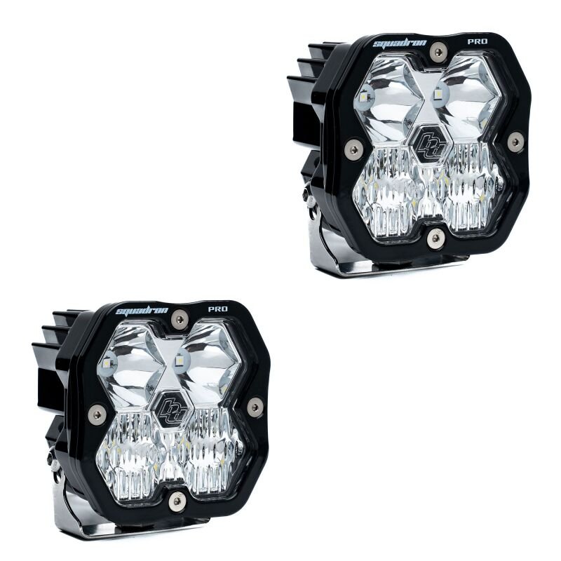 Baja Designs Squadron 2.0 Pro (Pair) LED Driving/Combo / No Harness - Light Bars & Cubes - Baja Designs