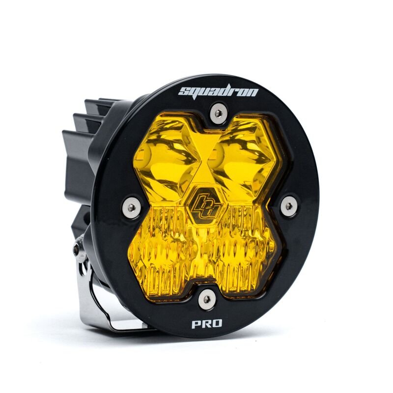 Baja Designs Squadron - R 2.0 Pro LED Driving/Combo (Single Light) - Baja Amber - Light Bars & Cubes - Baja Designs