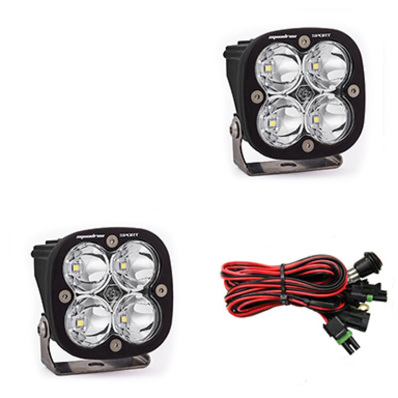 Baja Designs Squadron Sport Spot LED Light Pods - Clear - Light Bars & Cubes - Baja Designs