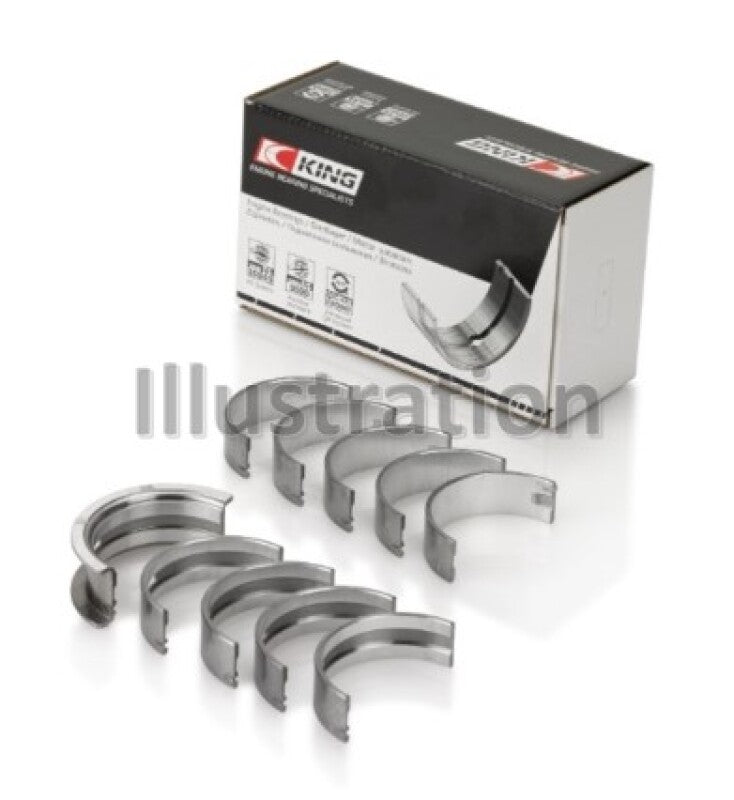King Mini W10B16A/W11B16A Silicon Bi-Metal Aluminum Main Bearing Set - Size +0.25mm