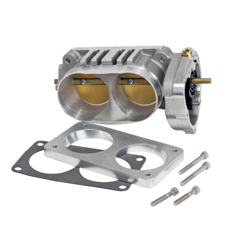 BBK 05 - 14 Mustang Shelby GT500 F Series Truck 6.8 V10 Twin 65mm Throttle Body BBK Power Plus Series Throttle Bodies