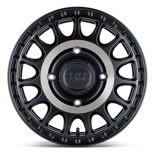 Black Rhino SANDSTORM UTV Semi Gloss Black W/ Mach Tint 15x7 +36 4x137mm 106.1mm