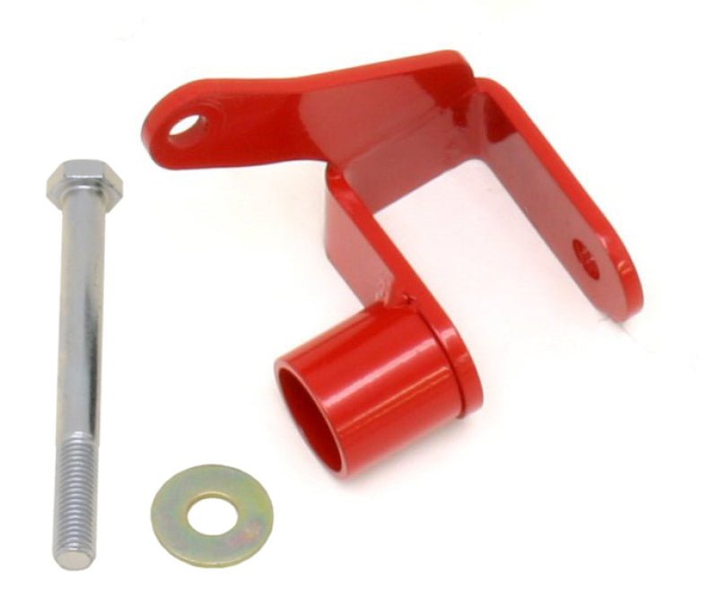 BMR 05-14 S197 Mustang Panhard Rod Relocation Bracket - Red-Panhard Bars-BMR Suspension