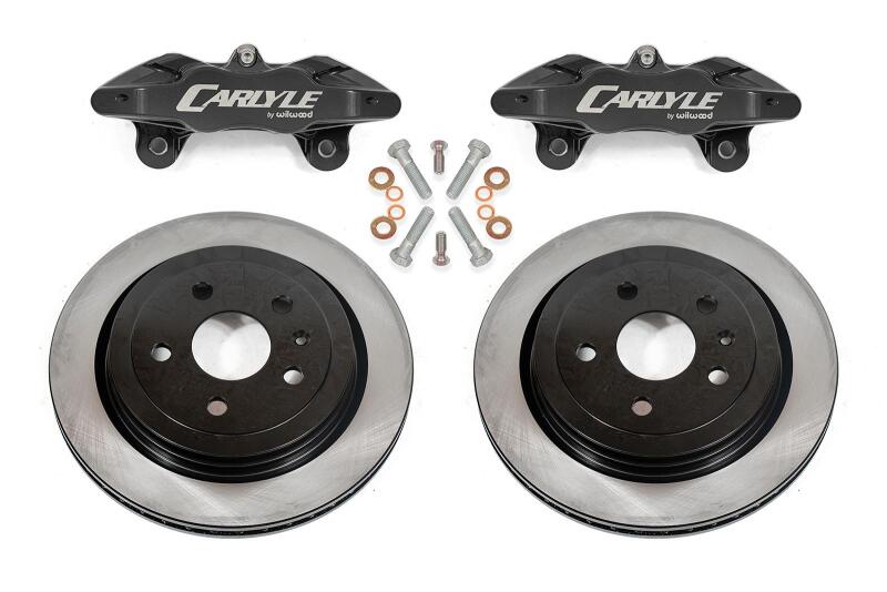 BMR 14-19 Chevrolet Corvette C7 Brake Kit For 15in Conversion Solid Rotors Black Calipers-Brake Kits - Performance Blank-BMR Suspension