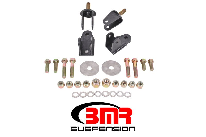 BMR 79-04 Fox Mustang Rear Coilover Conversion Kit w/o Control Arm Bracket - Black Hammertone-Coilover Components-BMR Suspension