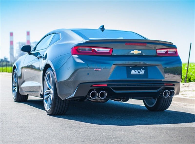 Borla 2016 Chevy Camaro V6 AT/MT S - Type Rear Section Exhaust w/o Dual Mode Valves Axle Back