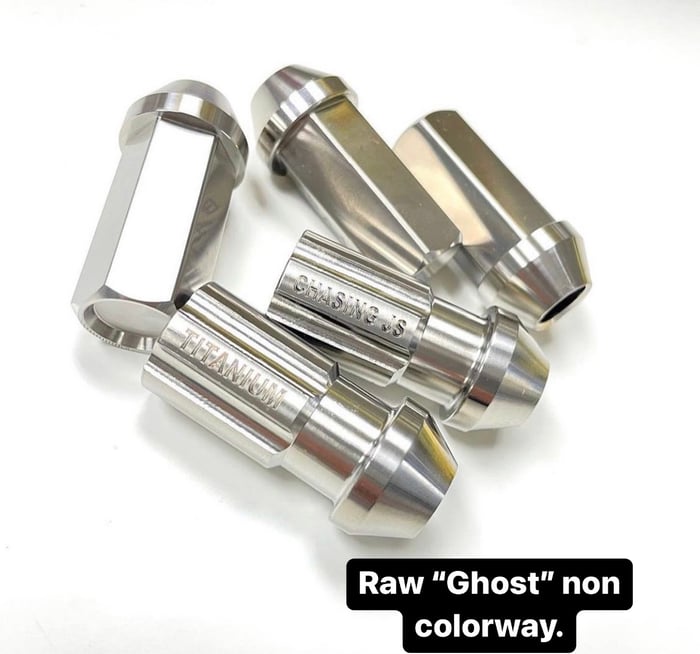 Chasing JS Titanium Open Ended Lug Nuts (M12)