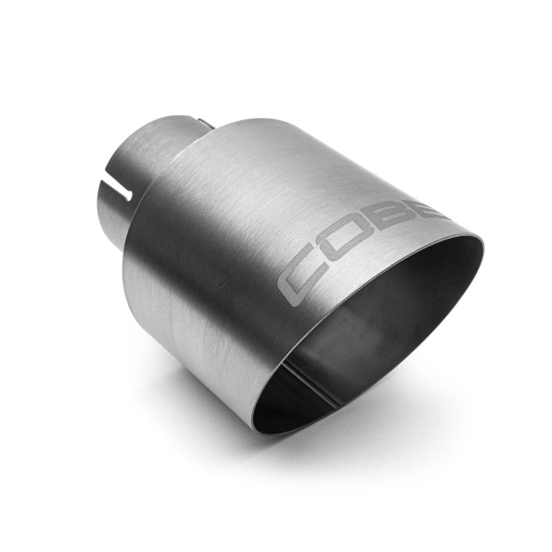 Cobb Volkswagen GTI MK7/MK7.5/MK8 Brushed Titanium Tip Kit Catback